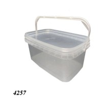 Контейнер відро прозоре 3л прямокутне 4257