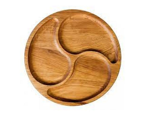 Менажниця кругла на 4 секції 30см 64483