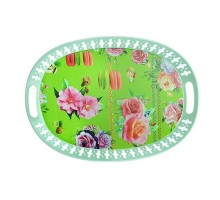 Таця пластикова овальна 34*26см HX-4015