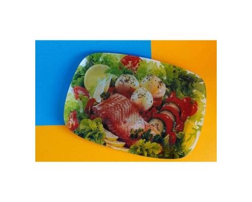 Блюдо скляне прямокутне 29,5*21 S445012C/T315/12