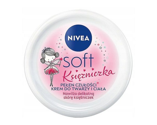 Крем для обличчя рук та тіла Nivea soft 200мл