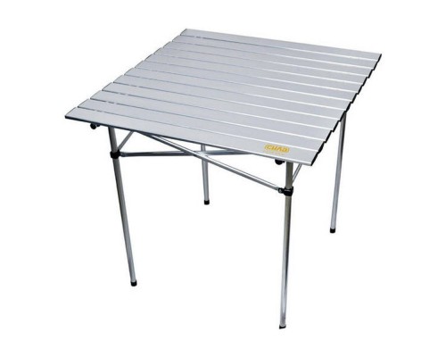 Стіл розкладний з ламелей 70*70*68см СИЛА 960703