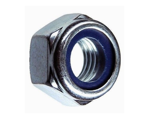Контргайка з пластиковим кільцем М8 нерж.