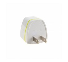 Вилка-перехідник TITANUM мережевий б/з білий 10А