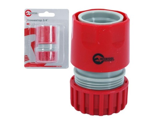 Конектор 3/4" до шланга 3/4" INTERTOOL GE-1018 Конектор 3/4" до шланга 3/4" INTERTOOL GE-1018