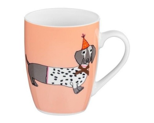 Чашка "Ardesto Pug" 330мл порцеляна AR3403