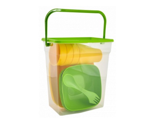 Набір посуду для пікніка (6 персон) з декором Magic Алеана 169074