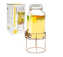 Лимонадник 3,8л на пластиковій підставці 9036