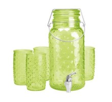 Набір лимонадник та 4 склянки Кактус 9099-2