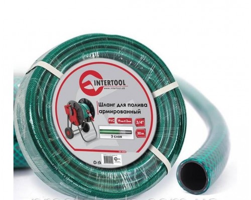 Шланг армований 3/4 AF Айлін +(пістолет і 2 коннектора) 30м/ 04603