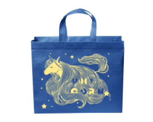 Сумка ЕКО BOX Єдиноріг, блакитна з замком