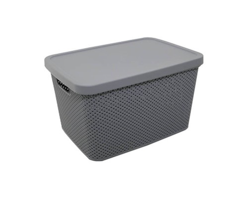 Корзина з кришкою Diamond 19л /041262