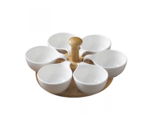 Блюдо для закусок 18см ГЛАДКА TU0159