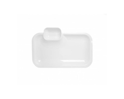 Блюдо прямокутне 36см з соусником ГЛАДКА  TU2241