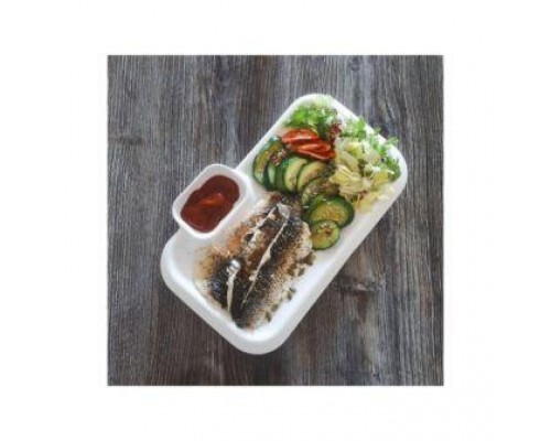 Блюдо прямокутне 38*10см ГЛАДКА  TU1078