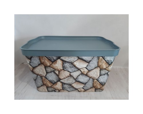 Корзина з кришкою 24л ТР-601