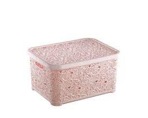 Корзина з кришкою 10л АЖУР 377