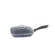 Сковорода d24 з скляною кришкою Бронза FPM-242 МАРМУР