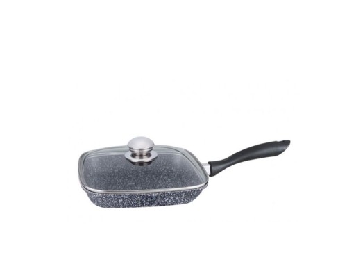 Сковорода d24 з скляною кришкою Бронза FPM-242 МАРМУР