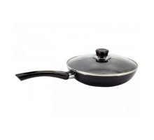 Сковорода d20 з скляною кришкою Пурпур PH-20W NON STICK
