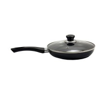 Сковорода d26 з скляною кришкою Мармурова PN-26Н NON STICK