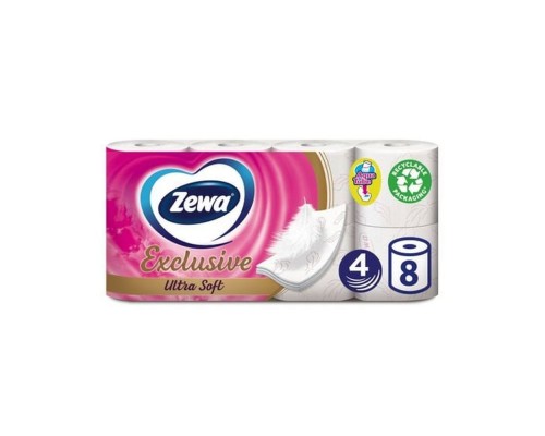 Туалетний папір Papier Harmony Exclusive Pure White 4-х шаровий Туалетний папір Papier Harmony Exclusive Pure White 4-х шаровий
