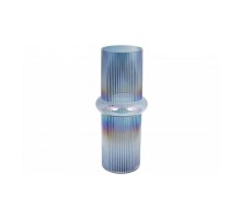 Ваза скляна 37см Етері діамантовий синій Bona Domus 420-109