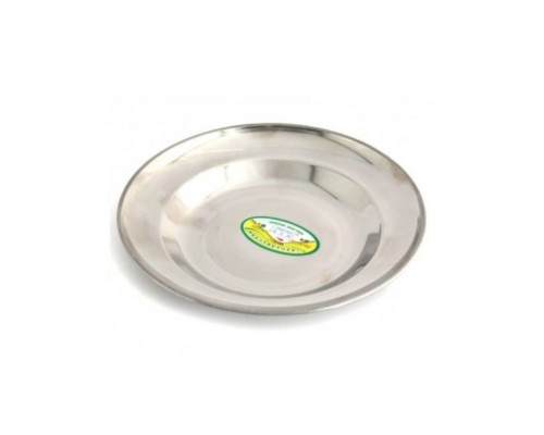 Тарілка мілка 18см нержавіюча ADS2240-18