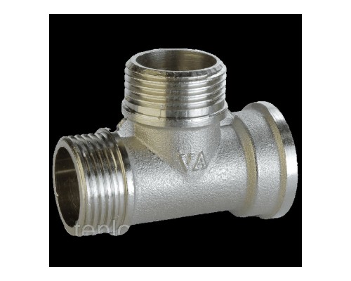 Трійник перехідний нікельований 15З*15В*15З (1/2 ЗВЗ) УК-0291 22001 12360 15974