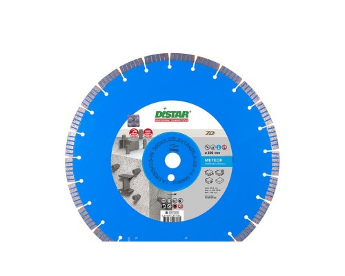 Диск алмазний DISTAR 350*3.2*25.4 сегмент 7D Meteor 12385055024-4848