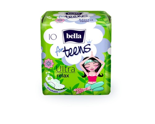 Прокладки гігієнічні BELLA for Teens Ultra Relax 10шт Прокладки гігієнічні BELLA for Teens Ultra Relax 10шт