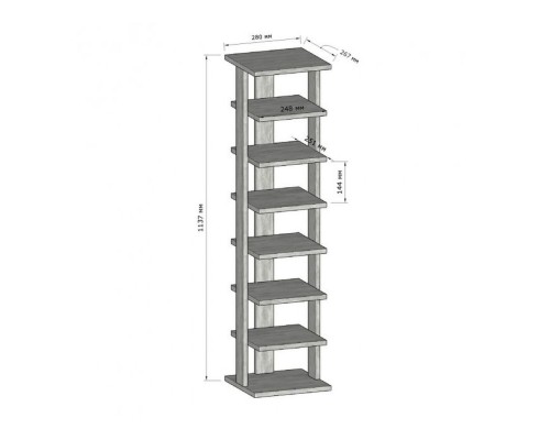 Полиця для взуття ТМ Озер А003-3832