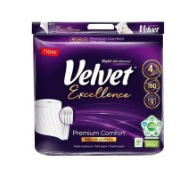 Папір туалетний Velvet Excellence 4 шари 9рул