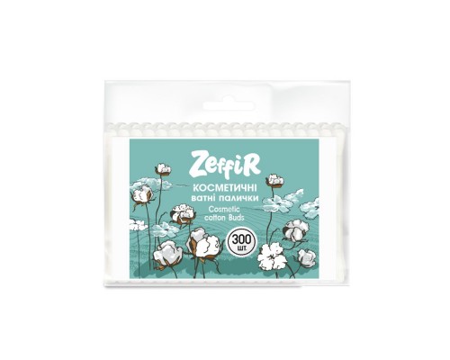 Ватні палички косметичні 300шт TM Zeffir