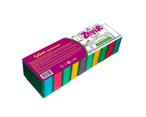 Губки кухонні TM Zeffir 5шт MAX