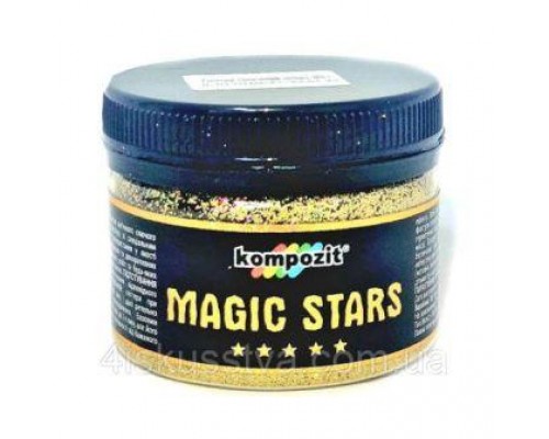 Гліттер (блестки) Kompozit Magic золотий пісок 60 г.