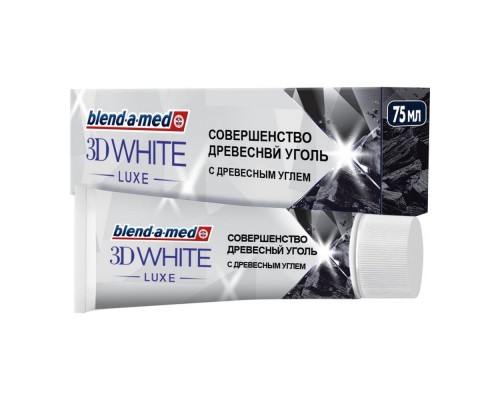 Зубна паста BLEND-A-MED 3D White Деревним вугіллям. 75мл 80722073