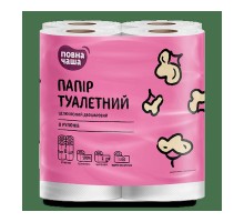 Папір туалетний білий TOAL.PAPIER HARMONY 8+2 тьохшаровий