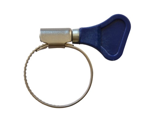 Хомут черв'ячний оцинкований, метелик  12-20мм