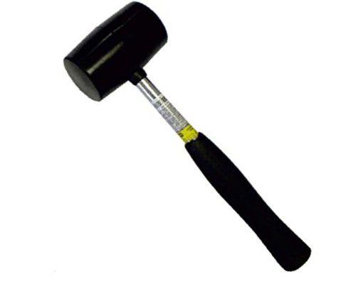 Киянка гумова 225г чорна 44009