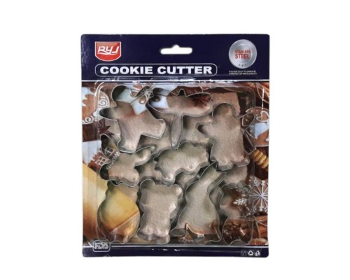 Форма для печива набір 9шт жестяна AFY1805-23A