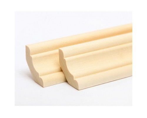 Плінтус для підлоги дерев'яний Євро 60 /2,8м