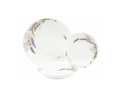 Набір посуду Лаванда Wave Vittora 18 предметів VT-419L