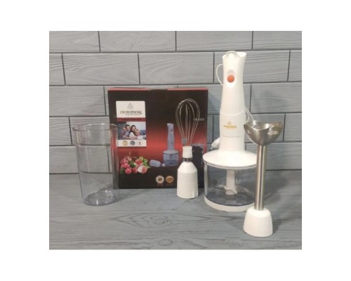 Блендер 4в1 Crownberg CB-6222 міксер подрібнювач віночок чоппер