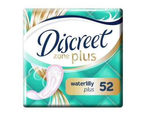 Щоденні гіг.прокл.ароматизовані Discreet Зоун Плюс Део Вотерлілі Плюс Triple 52шт Щоденні гіг.прокл.ароматизовані Discreet Зоун Плюс Део Вотерлілі Плюс Triple 52шт