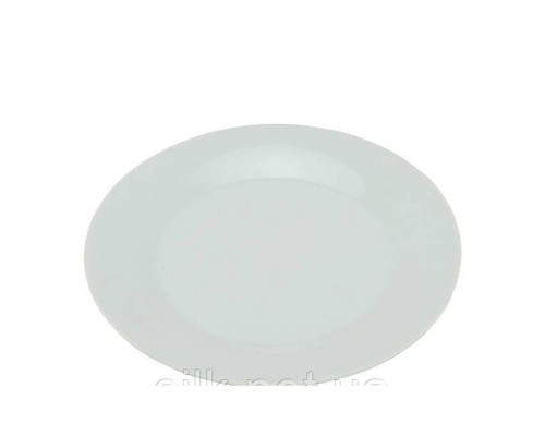 Тарілка 17,5см мілка WHITE кругла HP-70