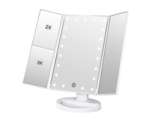 Дзеркало косметичне з LED-підсвічуванням Superstar Magnifyinf Mirror ET-27