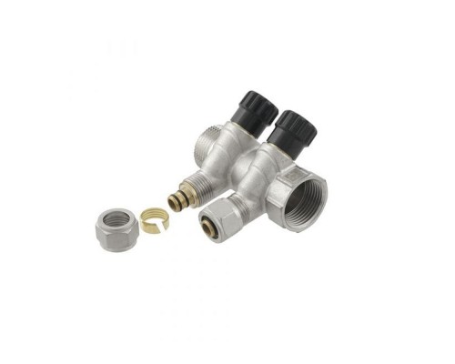 Коллектор з перекриттям 2 виходи 3/4 *1/2 RAFTEC