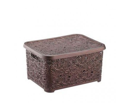 Кошик з кришкою LACE mini 1,25л 2130 10 в асортименті Кошик з кришкою LACE mini 1,25л 2130 10 в асортименті