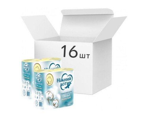 Папір туалетний Ніжний дотик 2хшар. 16шт/уп